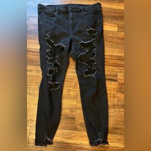 American Eagle black jeans - size 18 women’s
